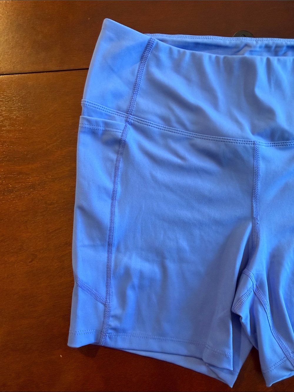 Athletic Works Cobalt Blue High-Rise Athletic Shorts - Picture 3 of 5